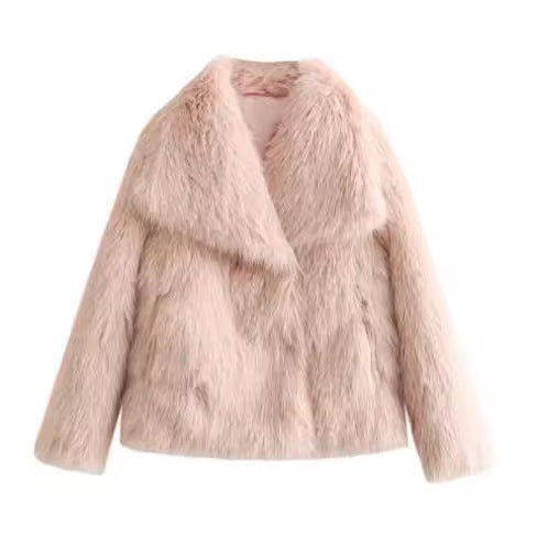 Dames faux fur jas