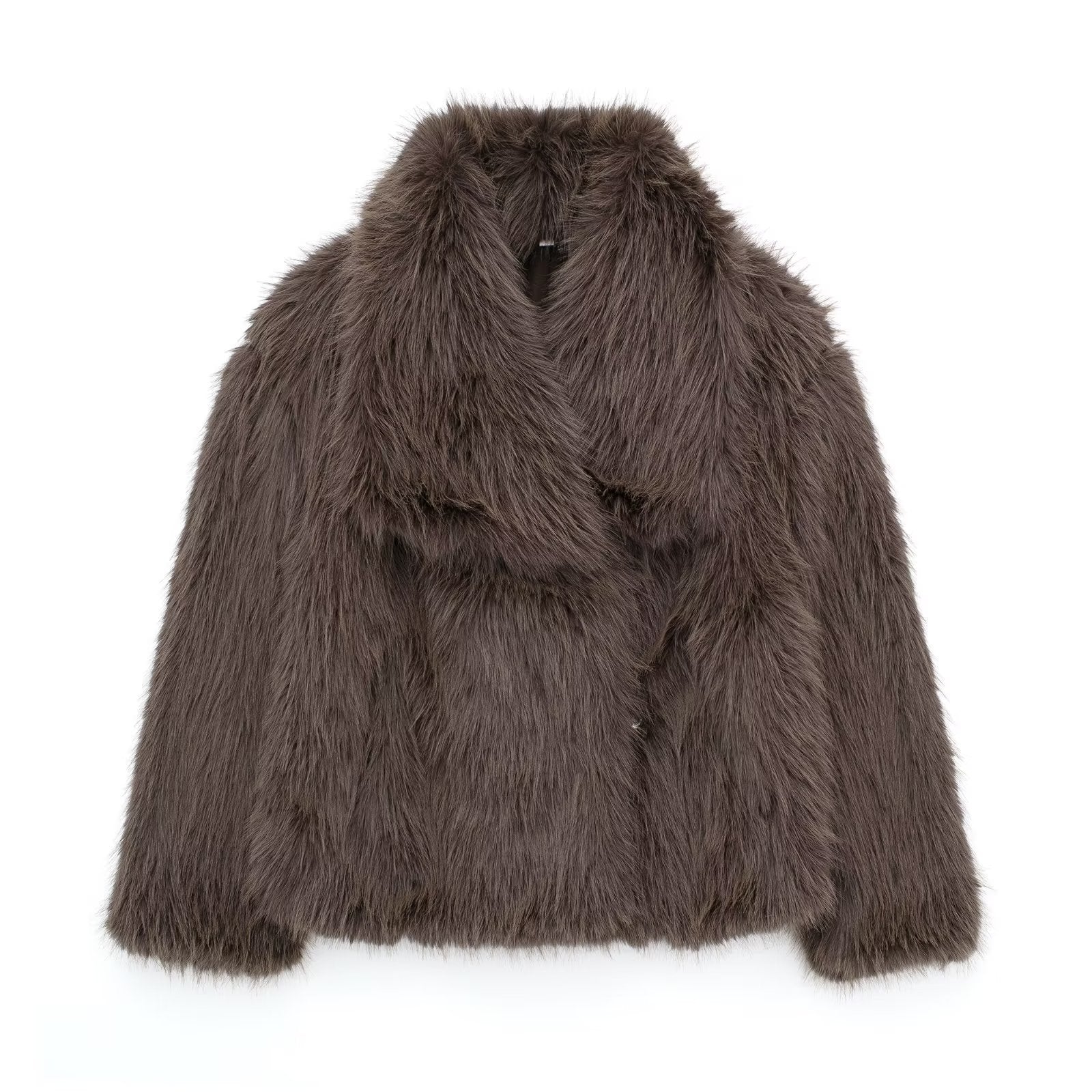 Dames faux fur jas