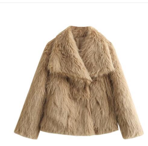 Dames faux fur jas