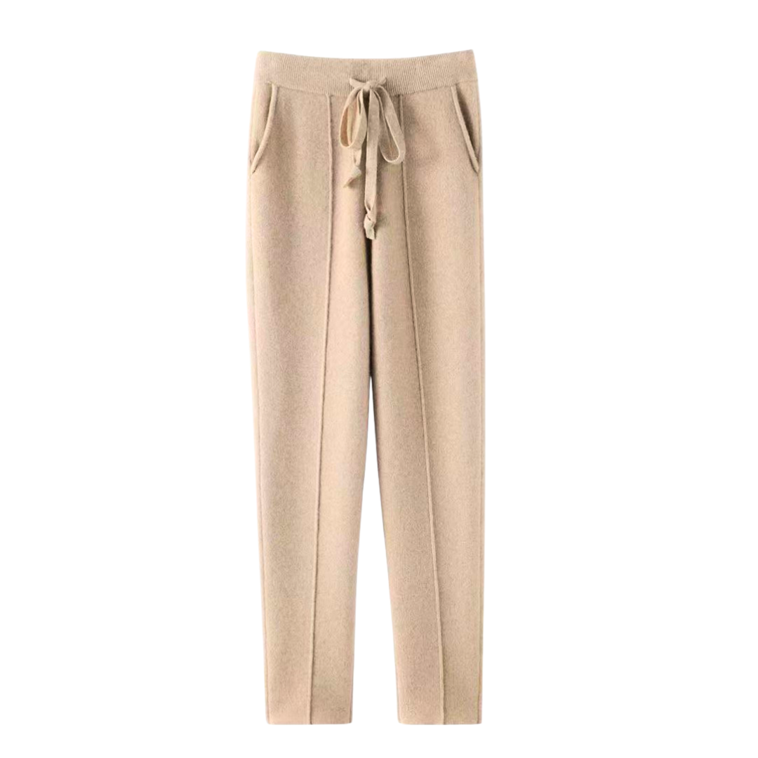 Dames Elegante Kasjmier Wollen Broek