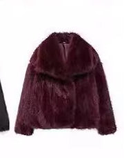 Dames faux fur jas