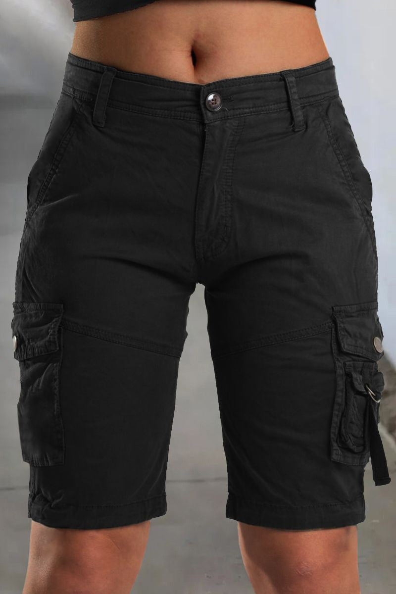 Dames Cargo Korte Broek met Praktische Zakken