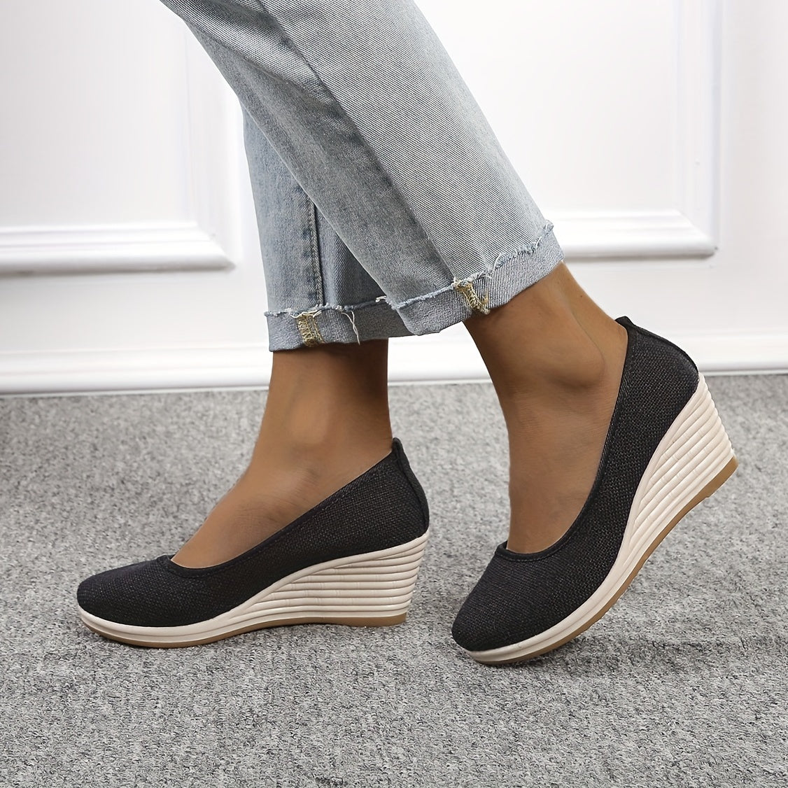 Dames casual wedge schoenen