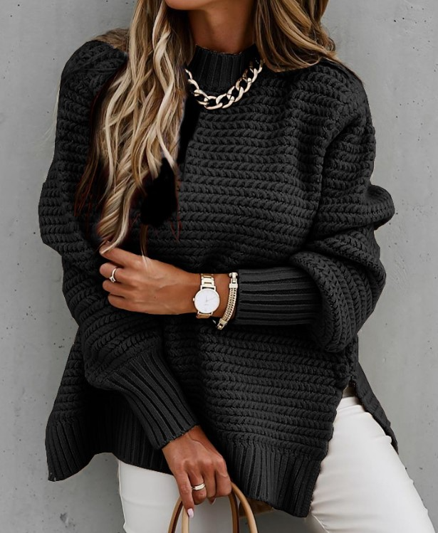 Dames warme winter oversized trui