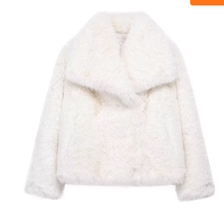 Dames faux fur jas