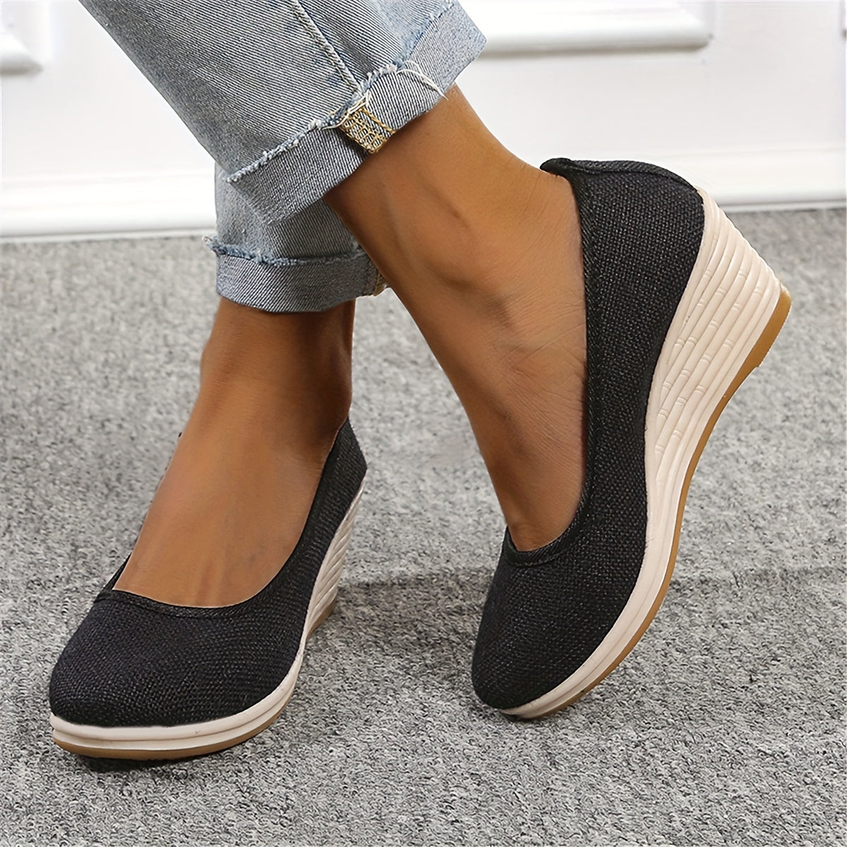 Dames casual wedge schoenen