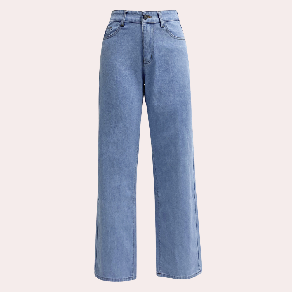 Dames flared denim spijkerbroek