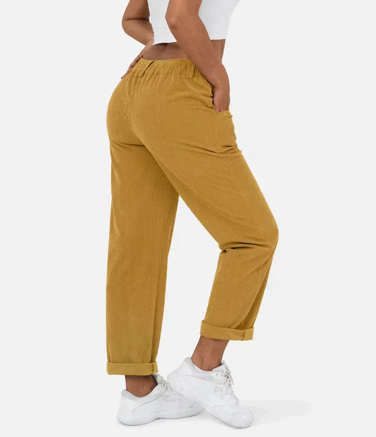 Dames corduroy broek