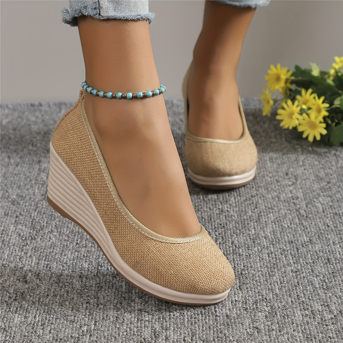 Dames casual wedge schoenen