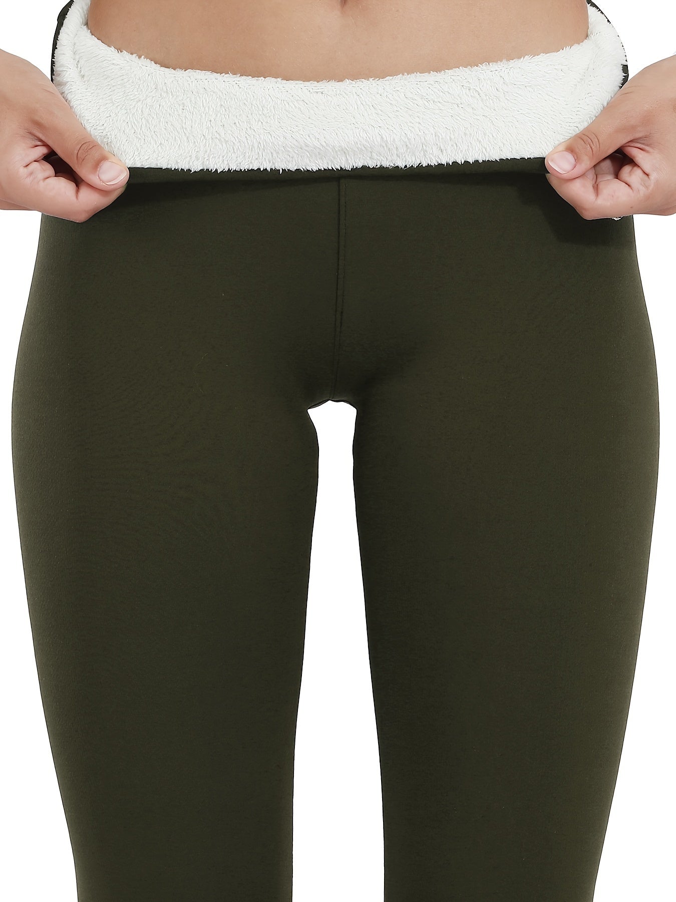 Dames legging met warme fleece voering