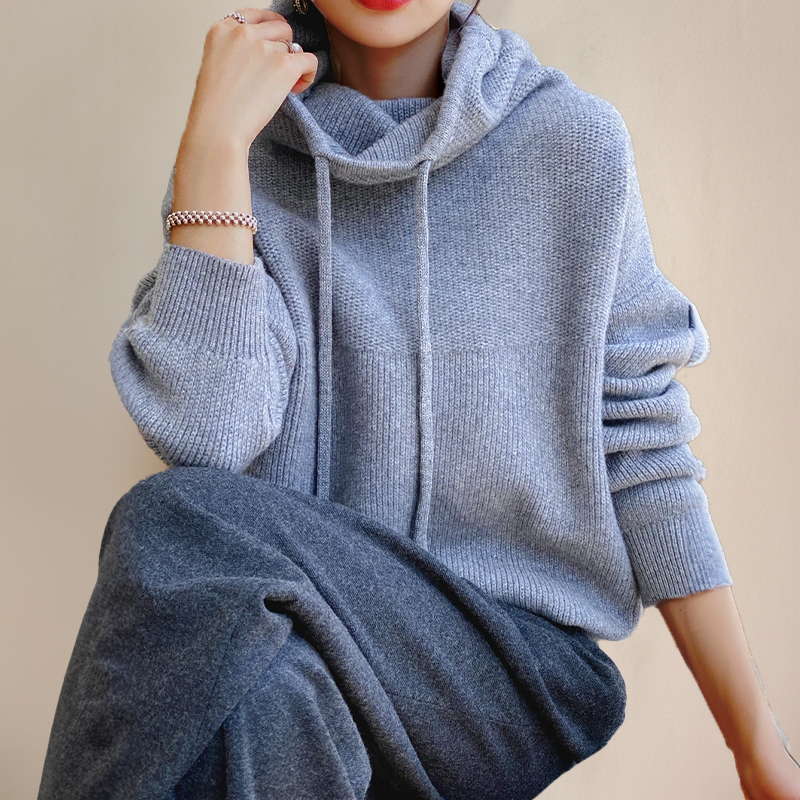 Dames oversized warme hoodie