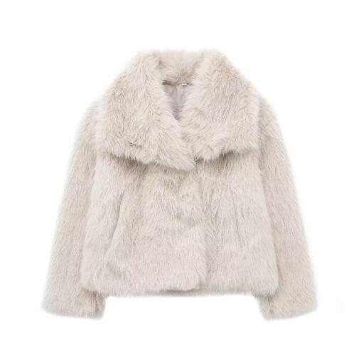 Dames faux fur jas